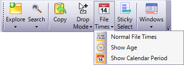 Time Modes on Toolbar