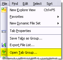 Saving and restoring tab groups